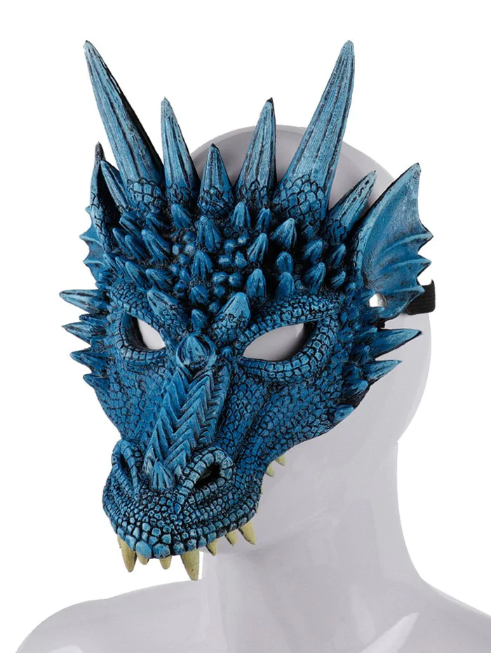 Halloween Party Cosplay Accessories Dragon Shape Animal Mask