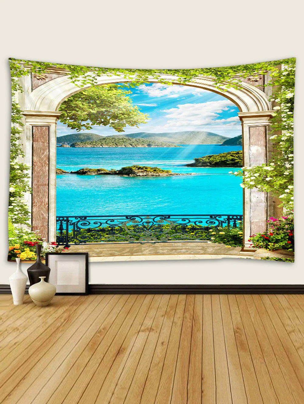 3D Digital Printing Landscape Wall Tapestry