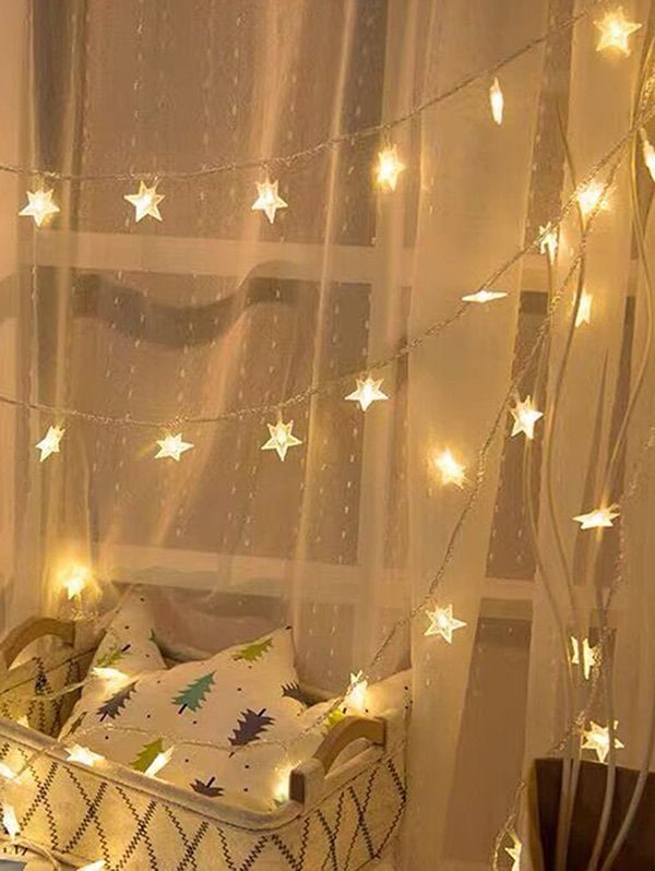 Star Shape Bedroom Hanging Waterproof String Lights