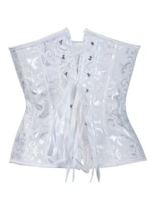 Jacquard Lace-up Brocade Waist Cincher