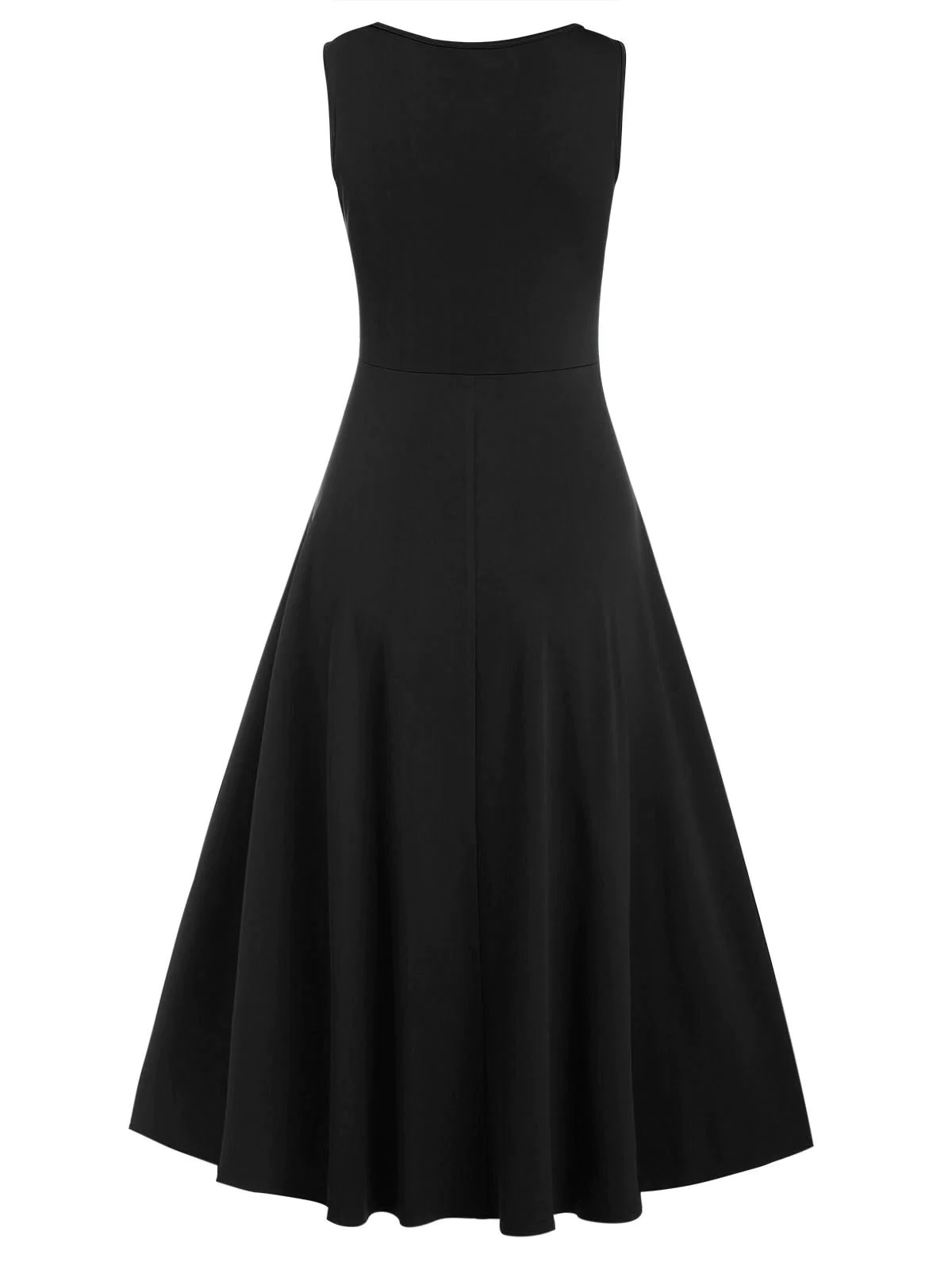 Buckle Detail High Low Long Faux Twinset Tank Top