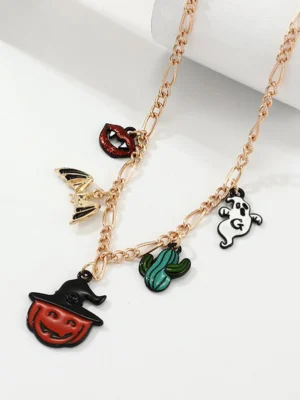 Halloween Pendant Cartoon Pumpkin Necklace