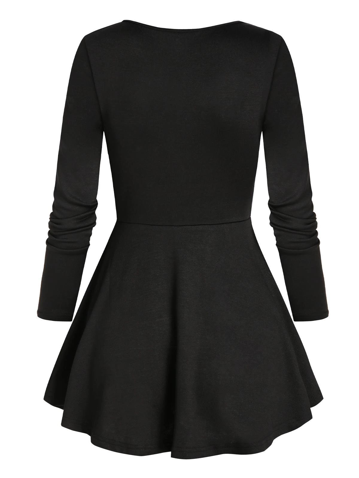 Plaid Print Bowknot Detail Faux Twinset T-shirt