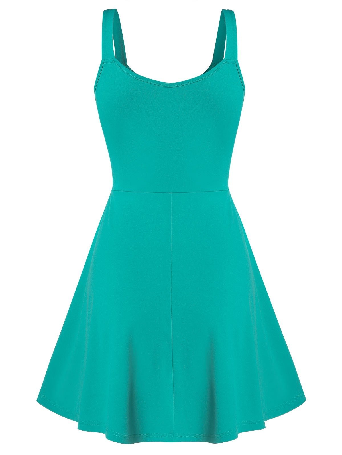 Halloween Skeleton Music Note Print Skater Dress