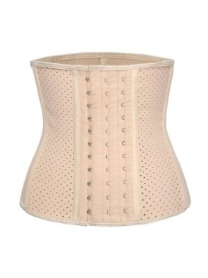Piping Breathable Rubber Shapewear Plus Size Corset