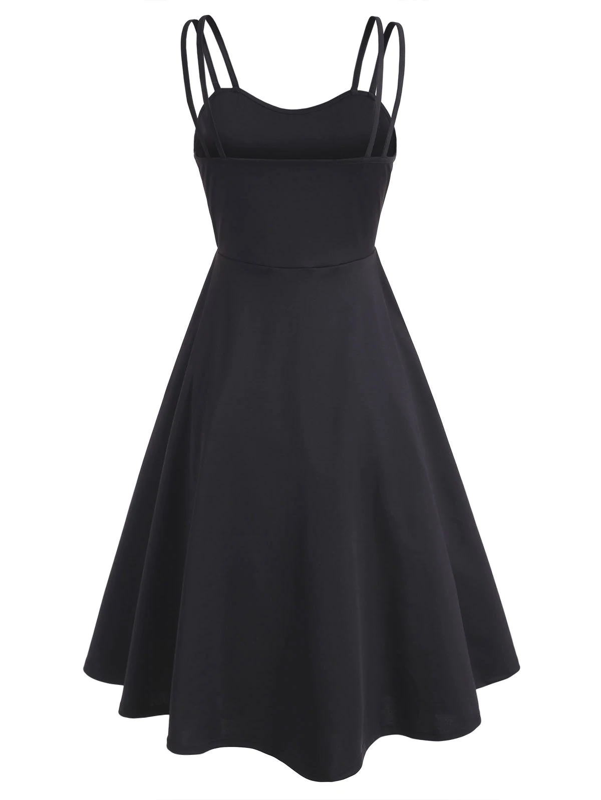 Dual Straps Rainbow A Line Dress