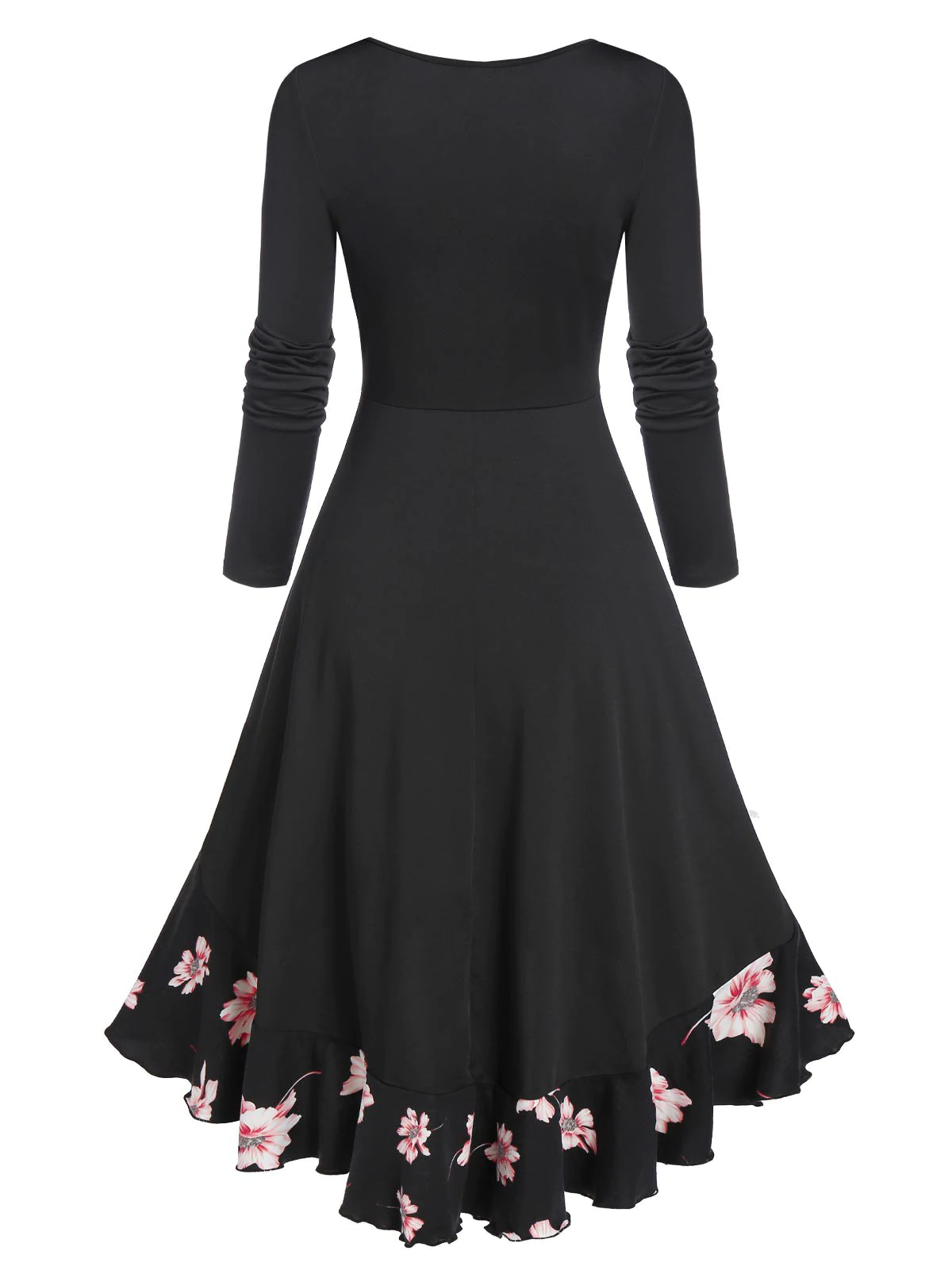 Flounce Floral Print Midi Dress and Cami Dress Set