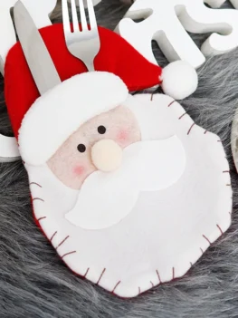 Christmas Decoration Knife And Fork Party Tableware Cover